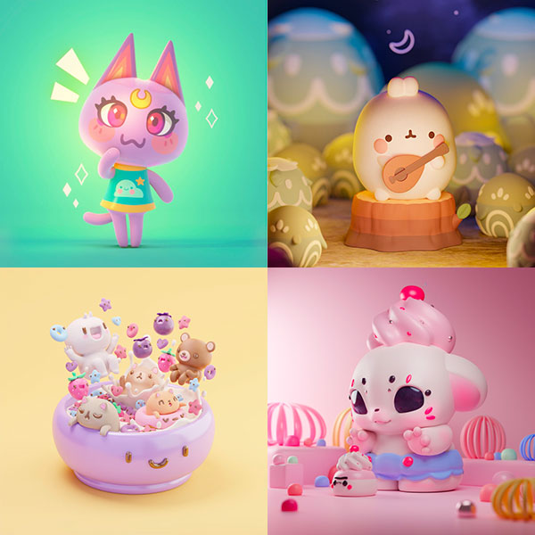 Kawaii 3D Artists On Instagram