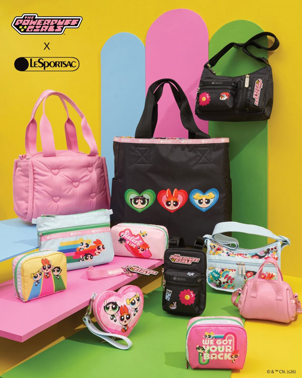 Powerpuff Girls x LeSportsac bags