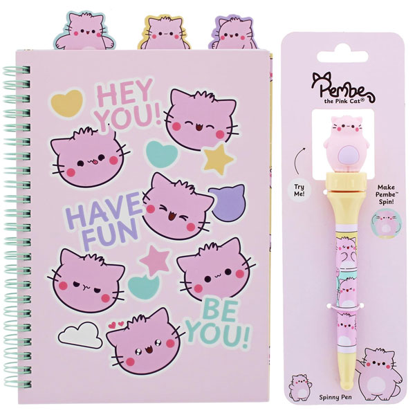 Pembe the Pink Cat stationery