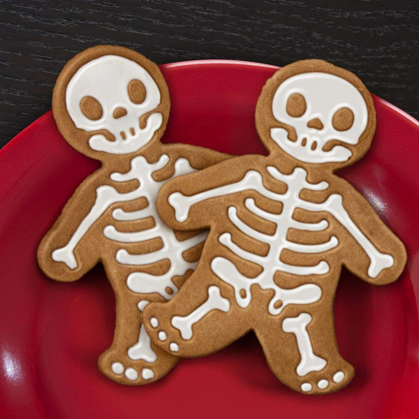 Halloween Party skeleton cookie cutters