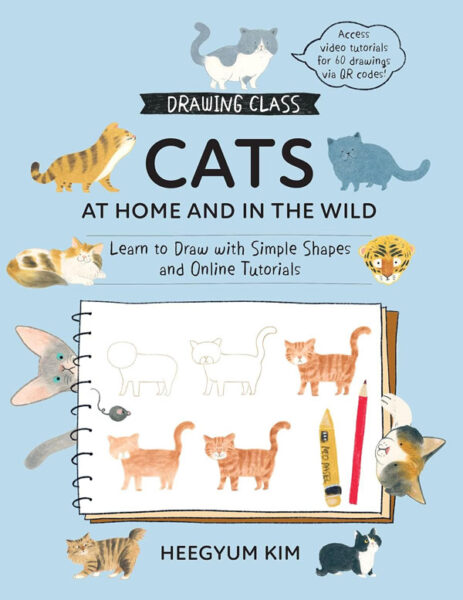 cats drawing tutorials book