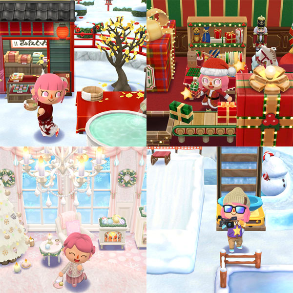 Animal Crossing Pocket Camp Winter Design Ideas