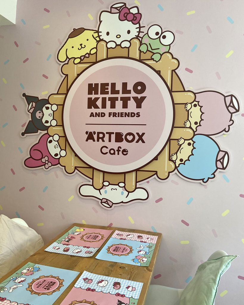 Visiting Hello Kitty & Friends x ARTBOX Cafe Super Cute Kawaii!!