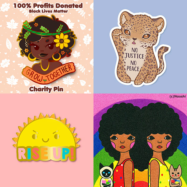 Support Black Lives Matter With Kawaii
