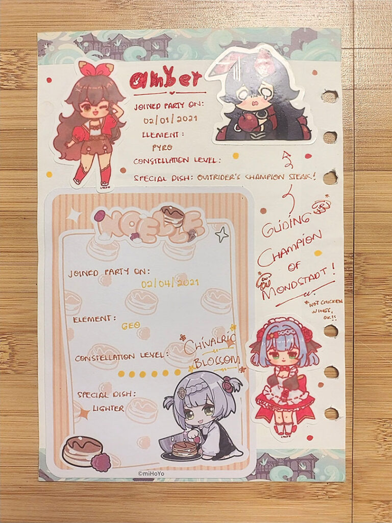 covering up journaling mistakes with doodles