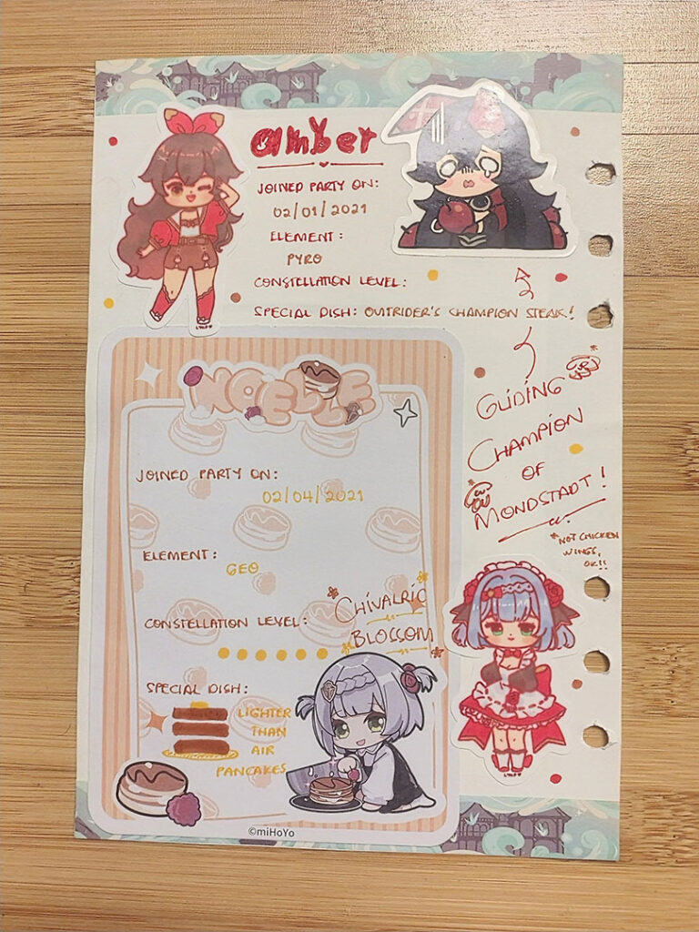 covering up journaling mistakes with doodles