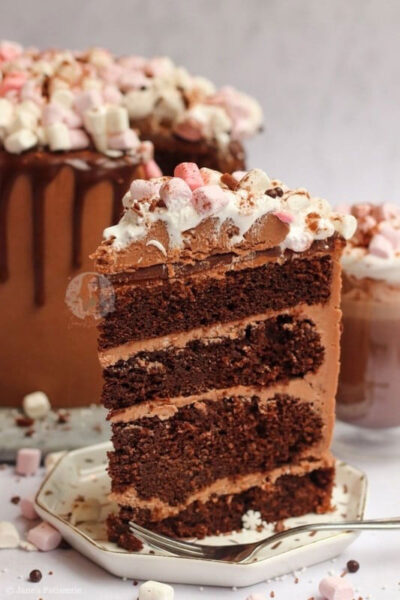 hot chocolate layer cake
