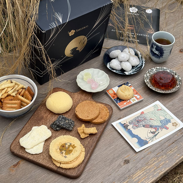 Sakuraco Autumn Moon Festival Japanese snack box