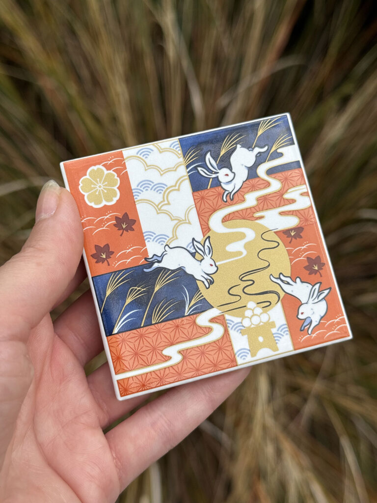 Sakuraco Autumn Moon Festival coaster