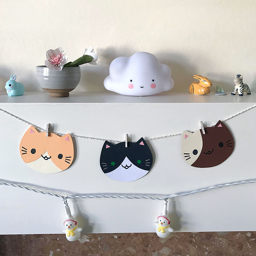 DIY Kawaii Cats Paper Craft Tutorial Super Cute Kawaii!!