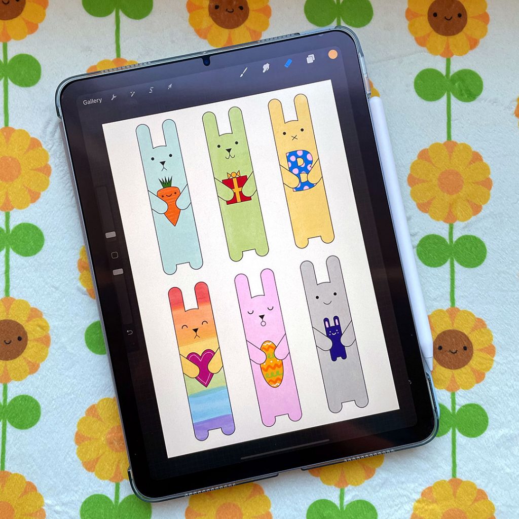 How To Use Colouring Pages On Your iPad Or Tablet - Super Cute Kawaii!!