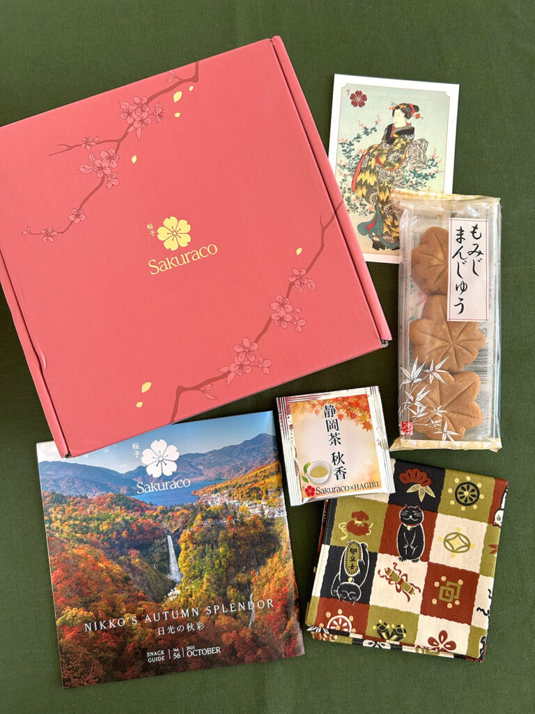 Sakuraco monthly Japanese Artisan Snack Box