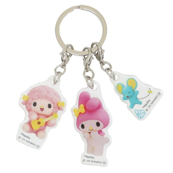 My Melody & Kuromi Netflix keychains