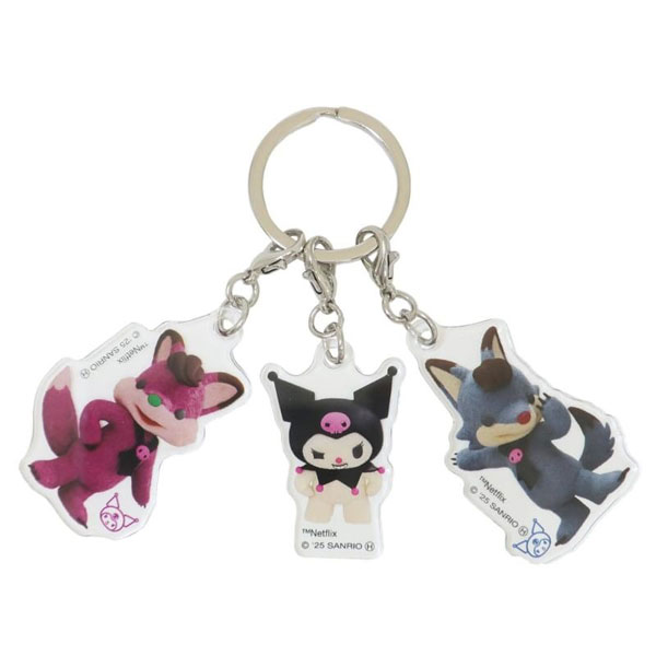 My Melody & Kuromi Netflix keychains