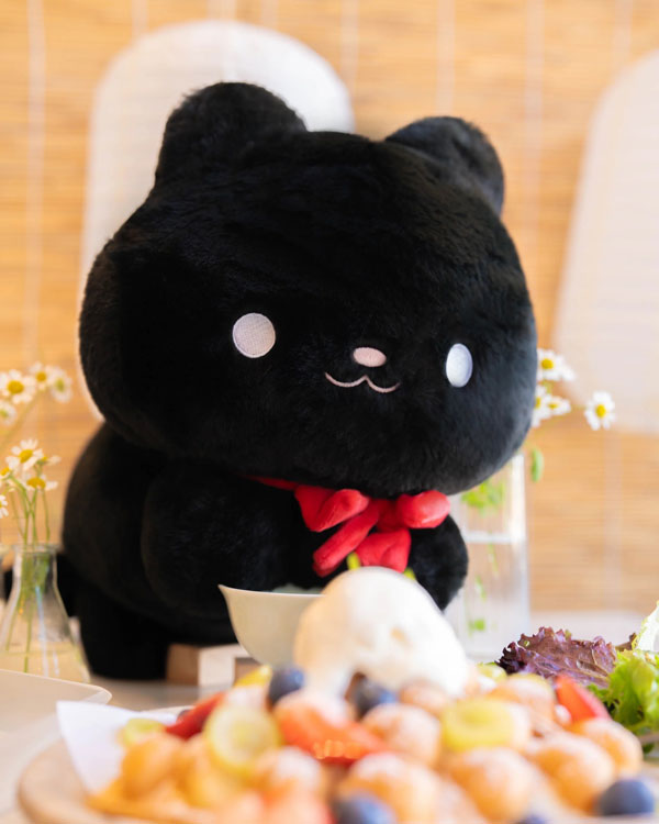 kawaii cat plush bag