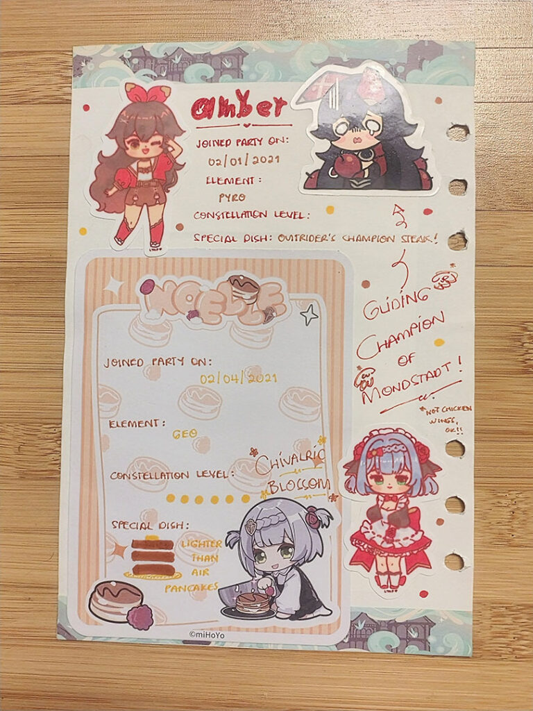 covering up journaling mistakes with paper