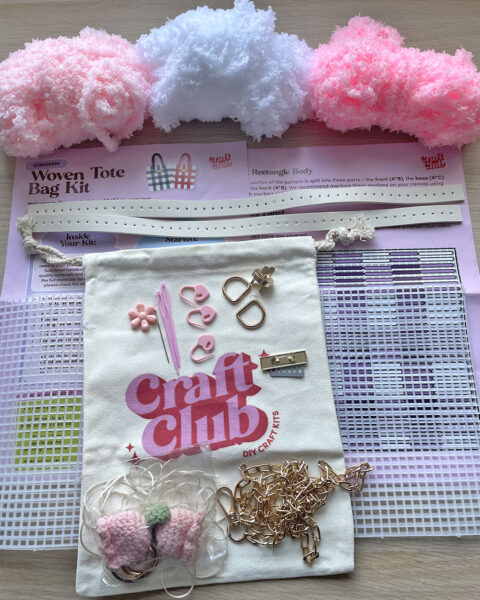 Craft Club Woven Tote Bag Kit