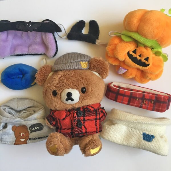 Kogumachan plush and outfits