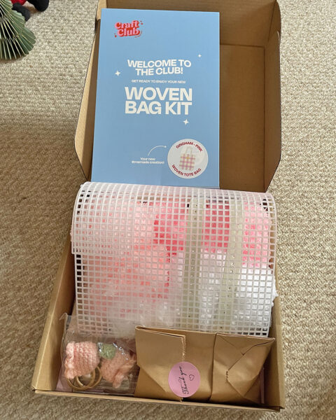 Craft Club Woven Tote Bag Kit