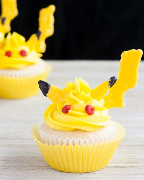 Pokemon Pikachu cupcakes recipe