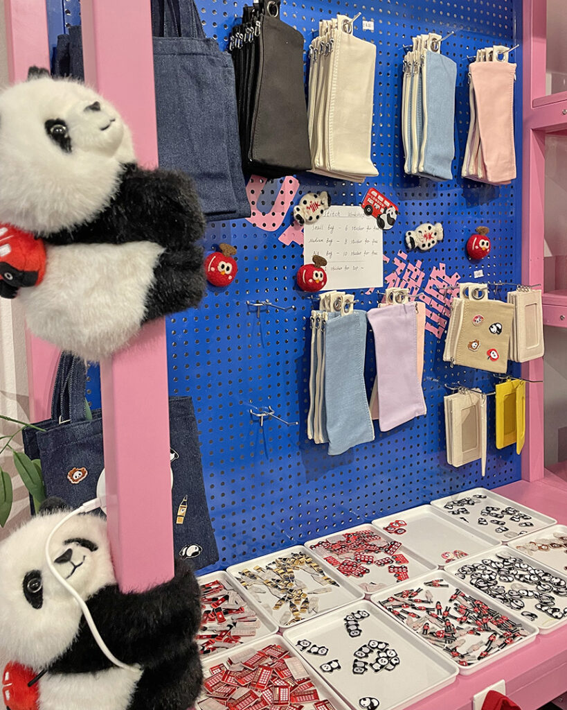 Rua Rua Panda pop up shop in London