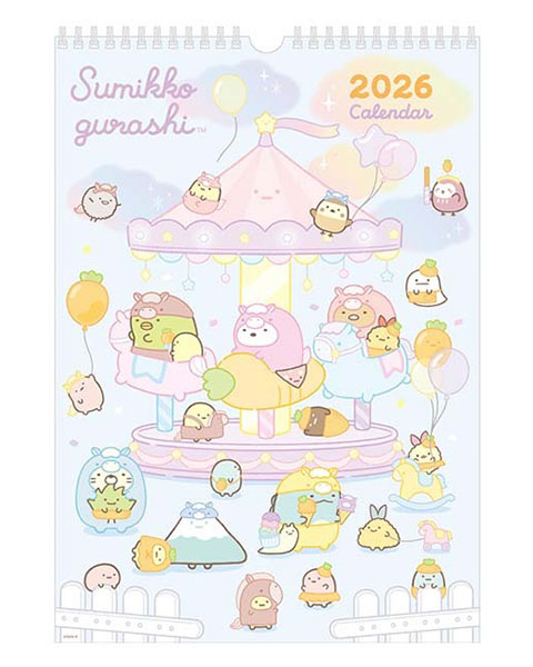 Sumikko Gurashi 2026 calendar