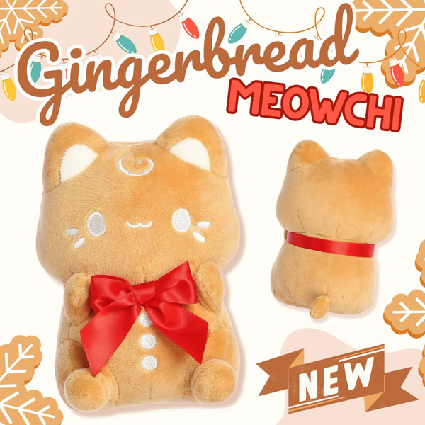 Gingerbread Meowchi Christmas plush