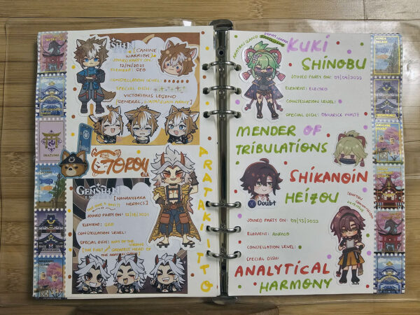 covering up journaling mistakes with stickers