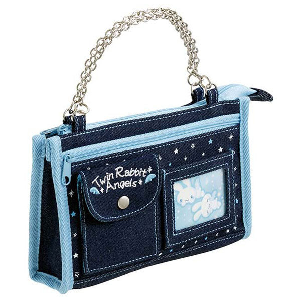 Twin Rabbit Angels pouch