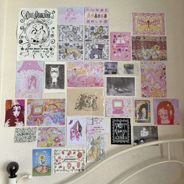 Gabriel's art print wall