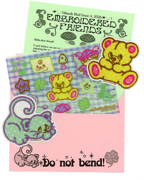 Marsh Mail kawaii snail mail club