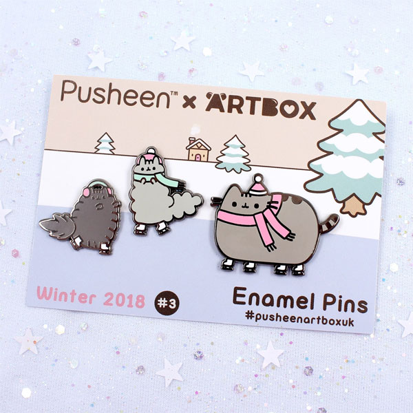 Exclusive Pusheen x ARTBOX enamel pins