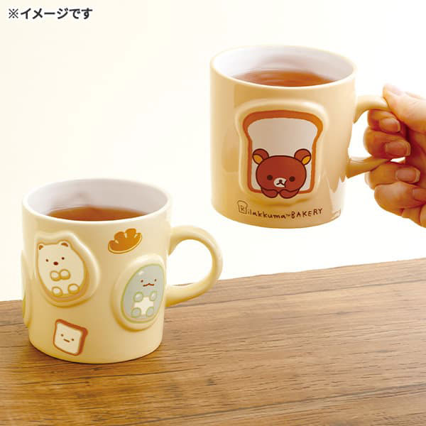 Rilakkuma & Sumikko Gurashi bakery mugs