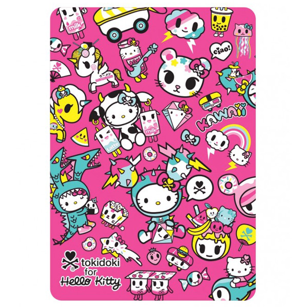 tokidoki x Hello Kitty kawaii throw blanket