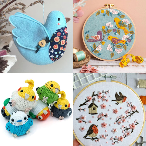 Cute Bird Crafts for Springtime