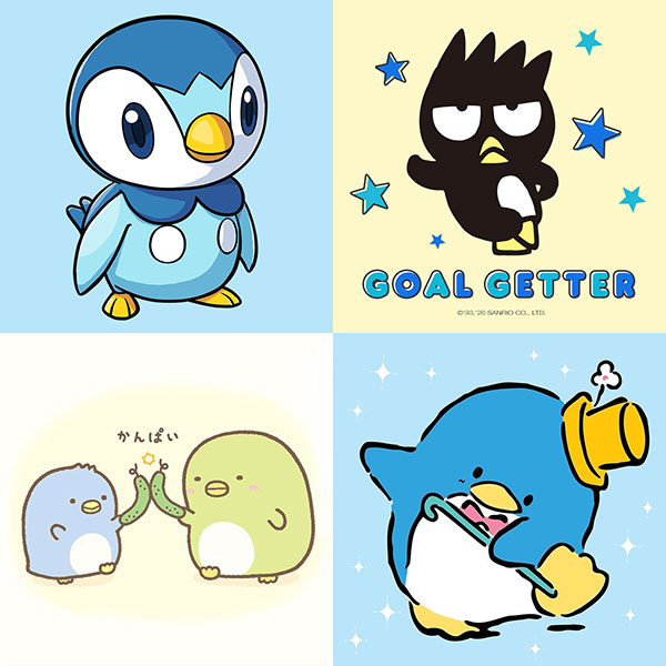 Cute Characters: Kawaii Penguins