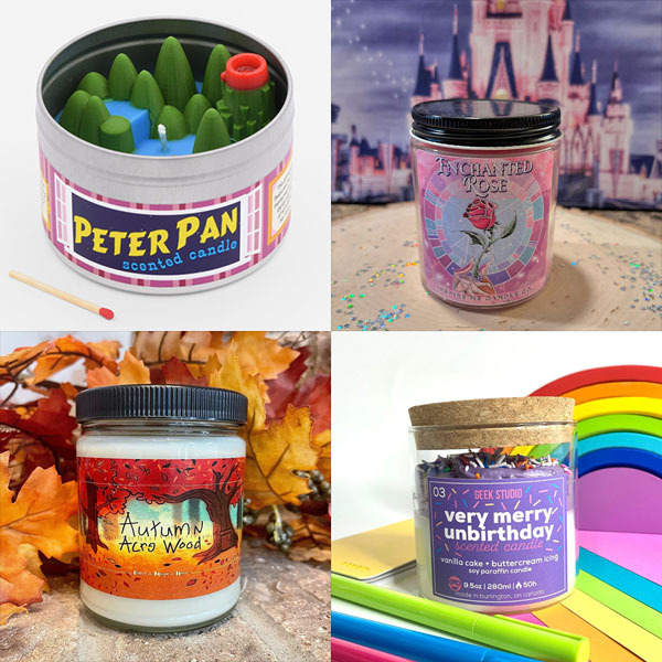 Disney-Inspired Candles on Etsy