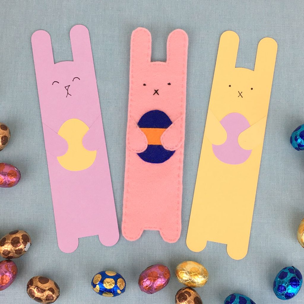 Easter Bunny Bookmarks DIY Tutorial Super Cute Kawaii!!