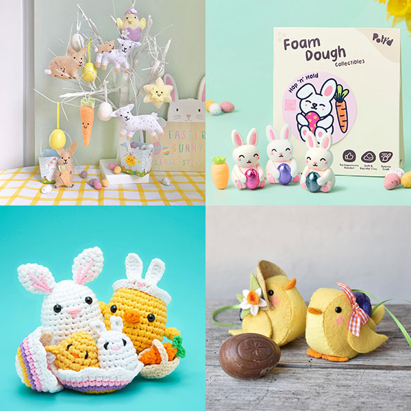 Kawaii Easter Craft Kits & Patterns
