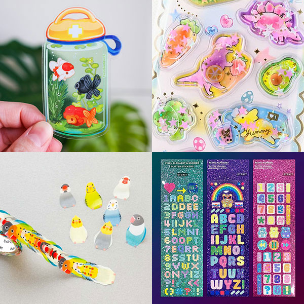Interesting Kawaii Stickers On Etsy