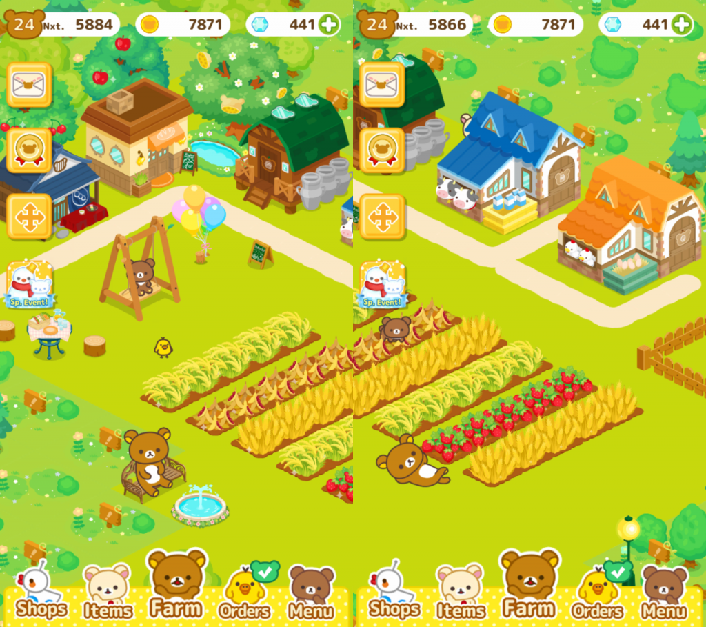 Rilakkuma Farm Game For Apple & Android Super Cute Kawaii!!
