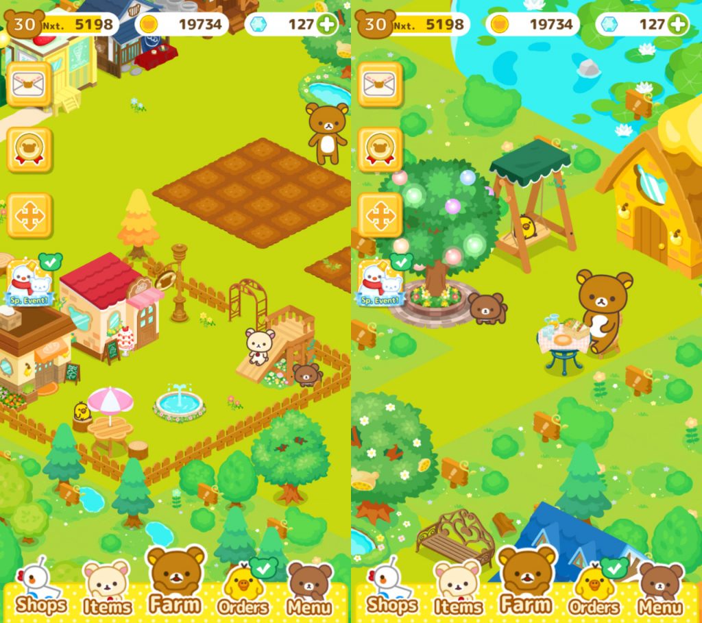 Rilakkuma Farm Game For Apple & Android Super Cute Kawaii!!