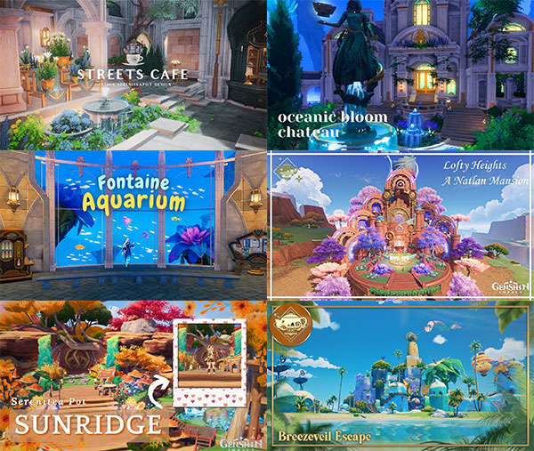 Even More Genshin Impact Serenitea Pot Ideas