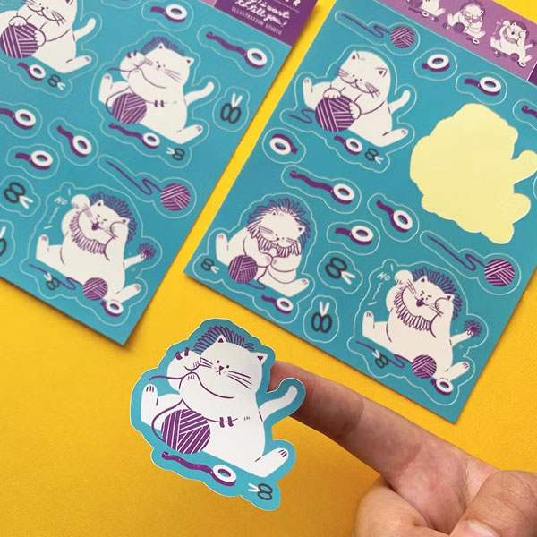 kawaii cat stickers