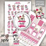 Cute Christmas Printables - Super Cute Kawaii!!