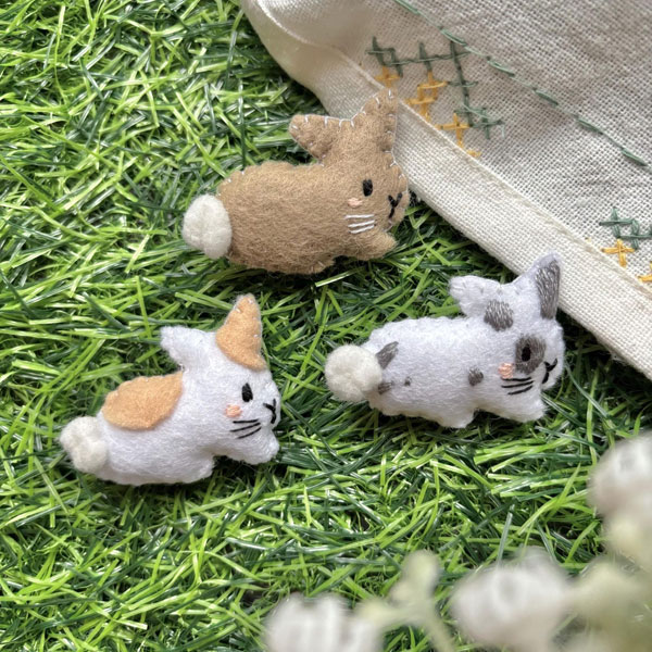 easter bunny felt sewing patterns