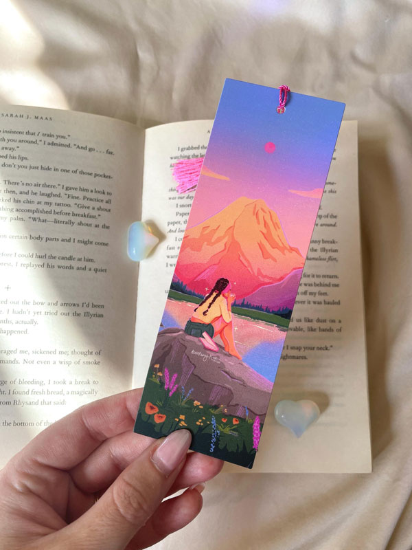 summer landscape bookmark