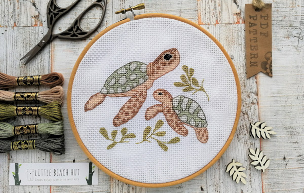 Cute Cross Stitch Patterns - Sea Turtle