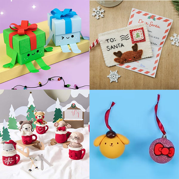 Kawaii Christmas Crafts & Activities