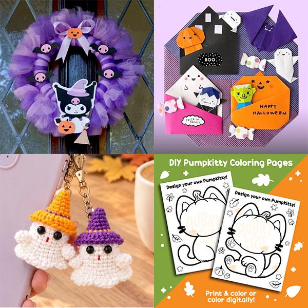 Last Minute Kawaii Halloween DIYs & Activities